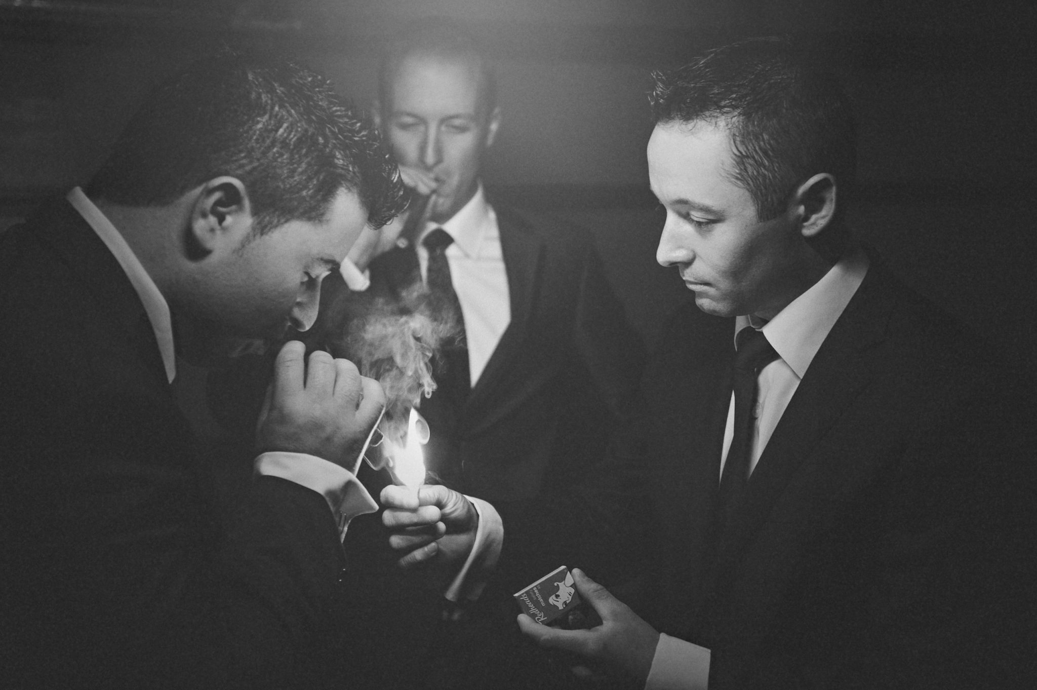 Grooms and cigars